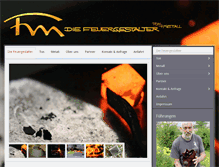 Tablet Screenshot of feuergestaltung.de